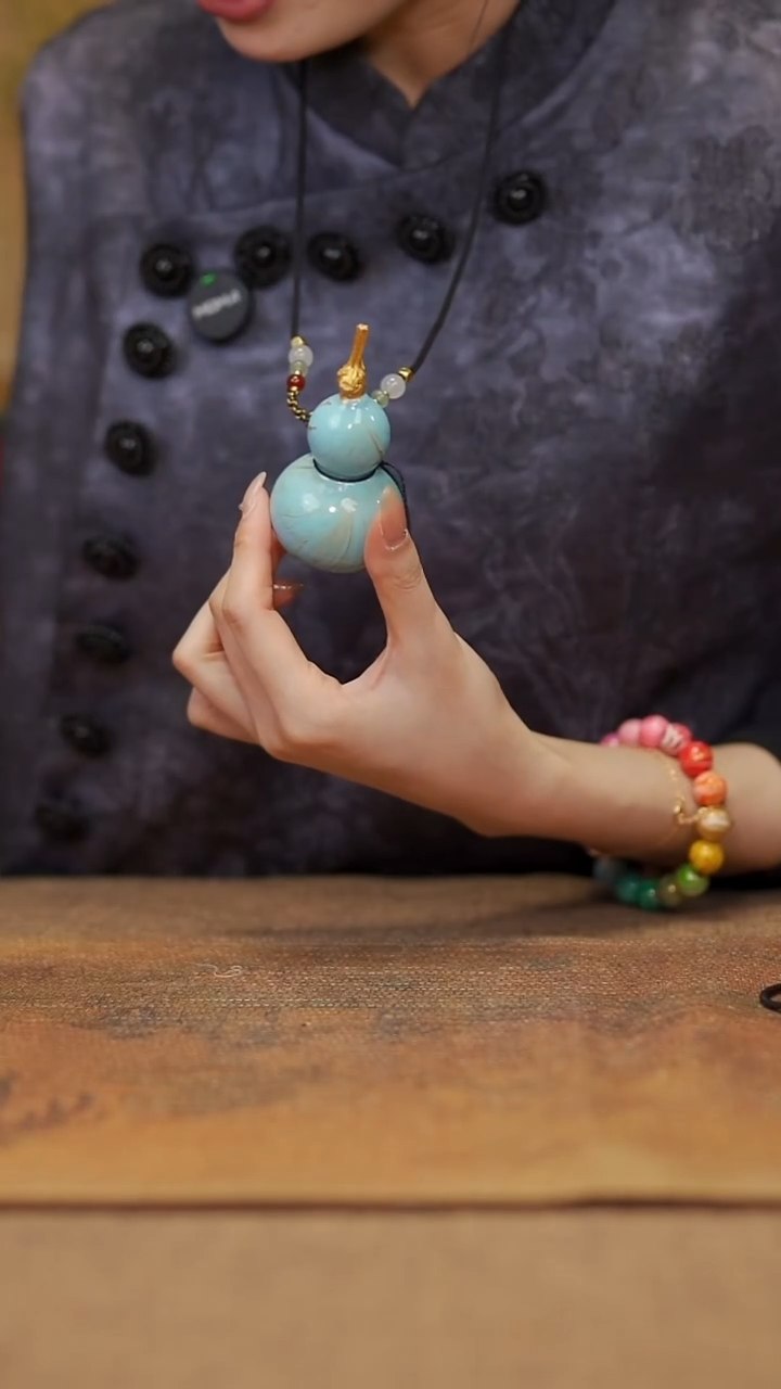 【闪购商品】743宴禾堂大漆脖挂葫芦68