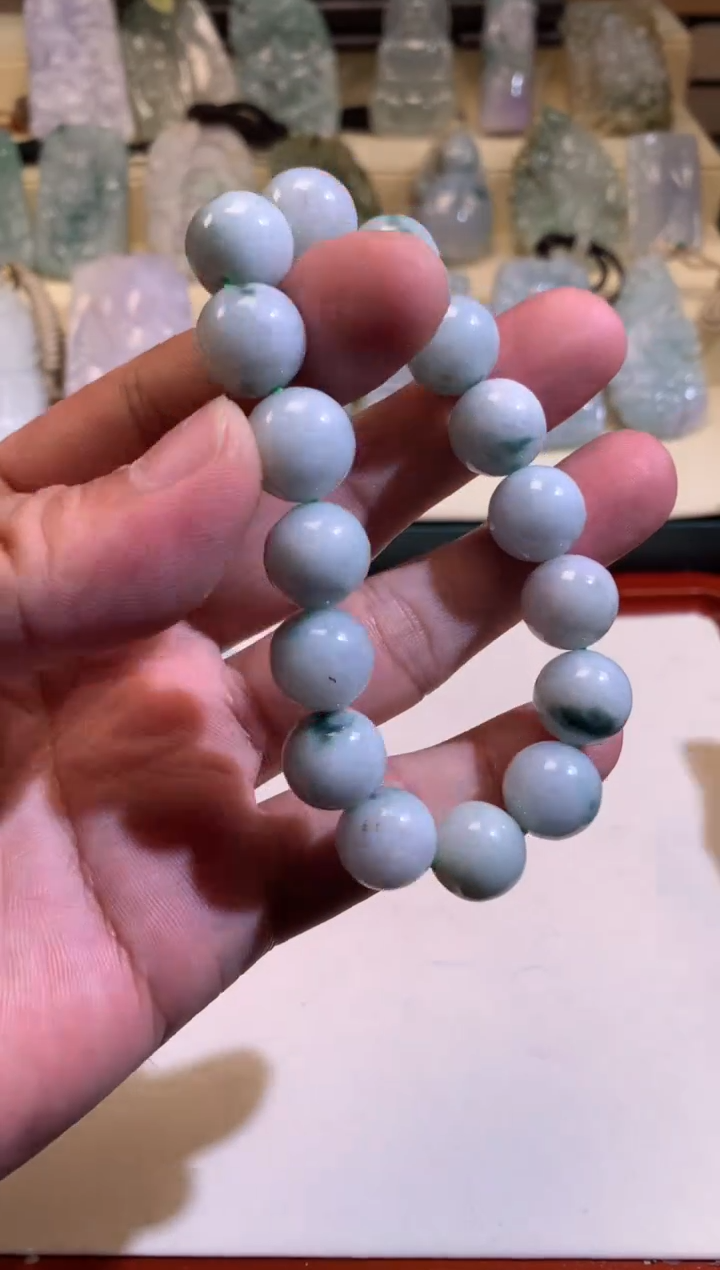 翡翠未镶嵌颈饰6/15/085多样性发其一