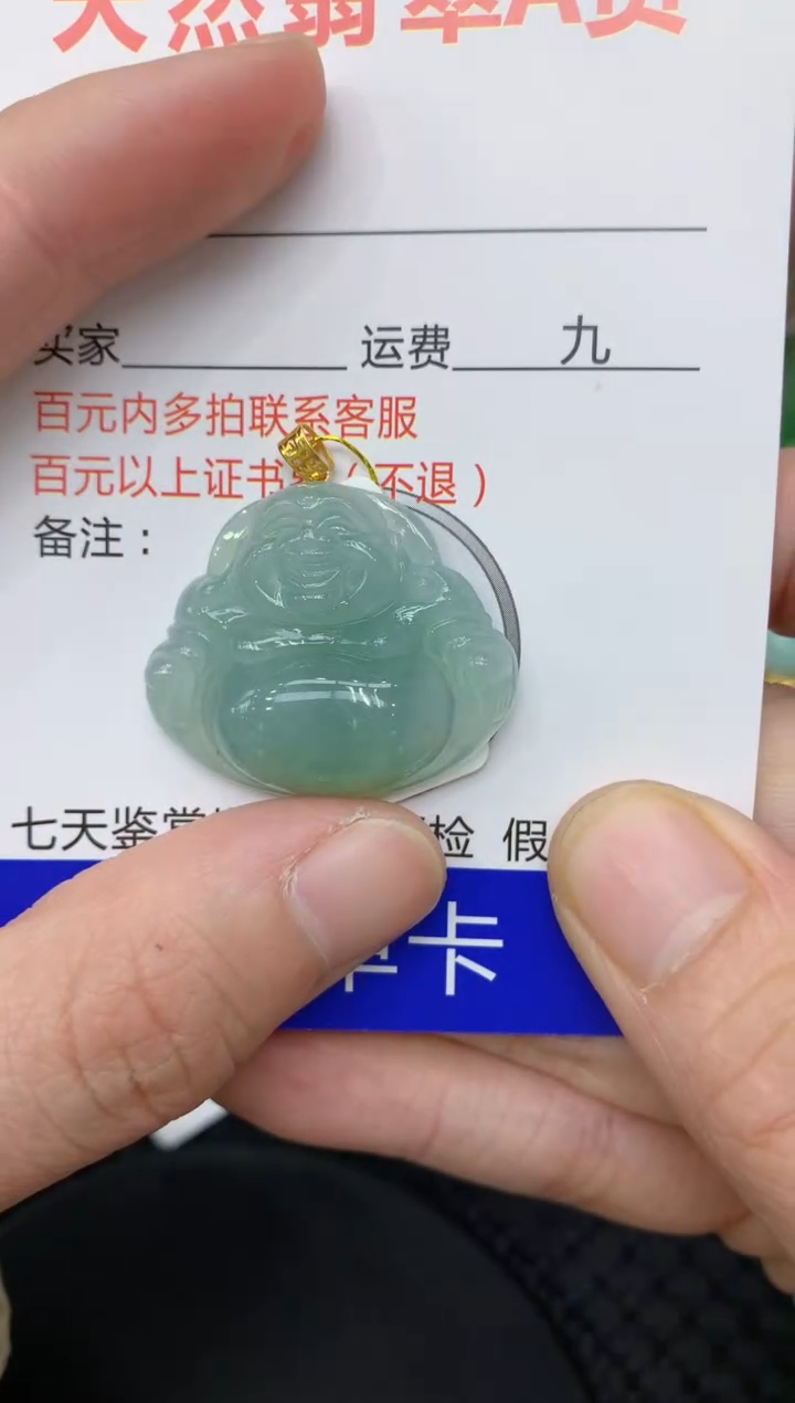 【闪购商品】翡翠颈饰18K金镶嵌11111111111