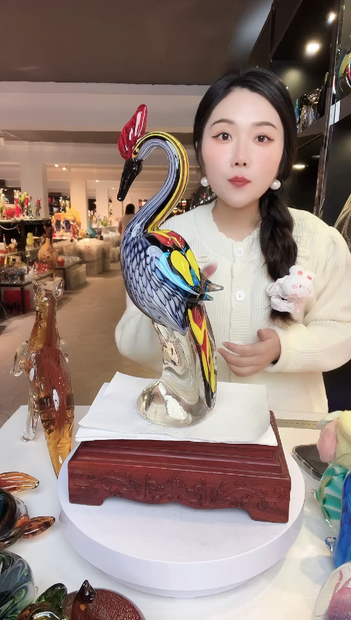 【闪购商品】茶盏琉璃摆件家居摆件