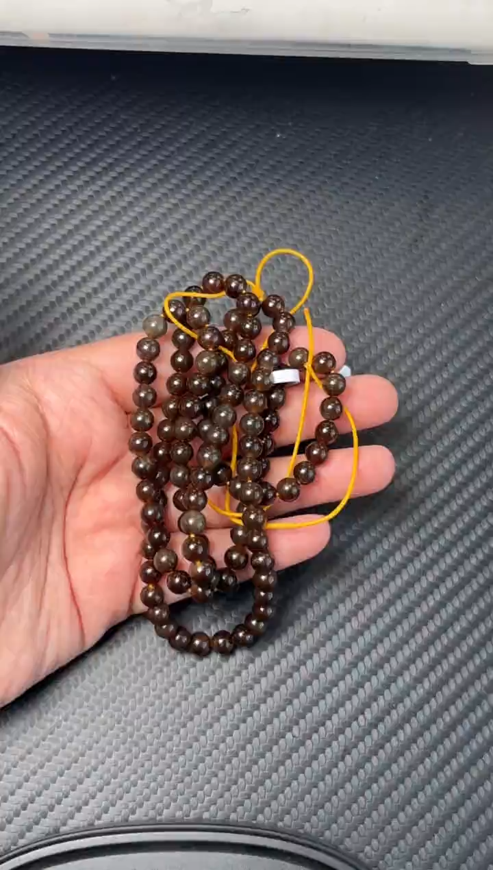 项链未镶嵌和田玉且末金山微色差卡6长链