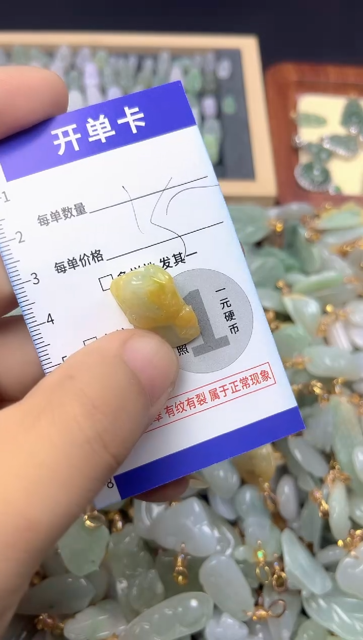 颈饰未镶嵌翡翠天然缅甸A货翡翠