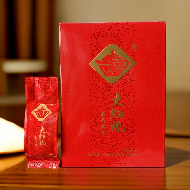 云夷大红袍902武夷山岩茶果香大红袍小泡袋盒装250g乌龙茶茶叶