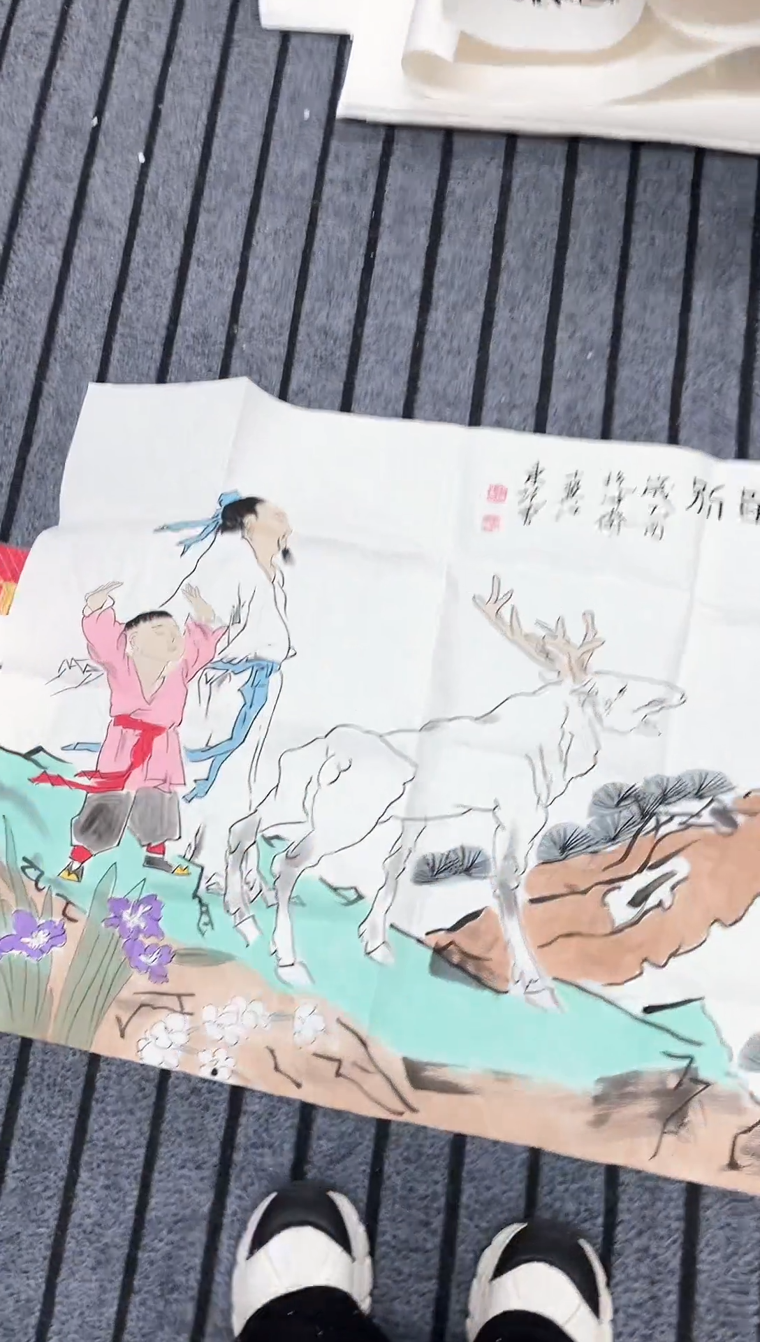 精品国画人物作品