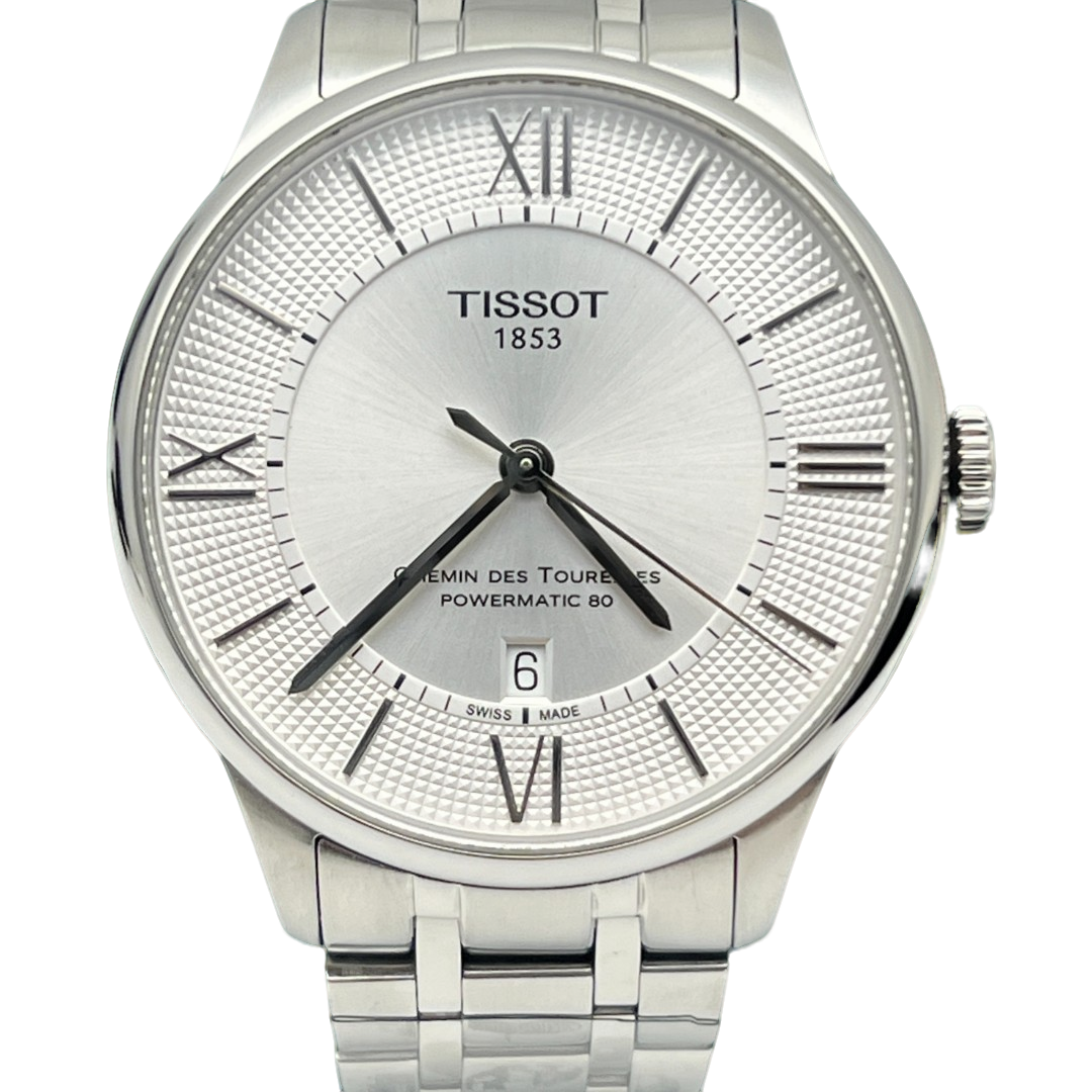 99新 Tissot/天梭 杜鲁尔/臻耀/男士机械白盘/T099/公价6650/42MM
