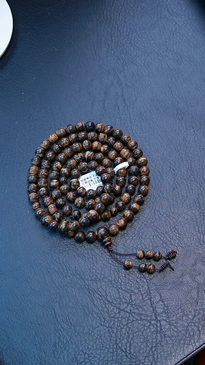 【闪购商品】沉香手串0.8*108达拉干沉水多圈35克+
