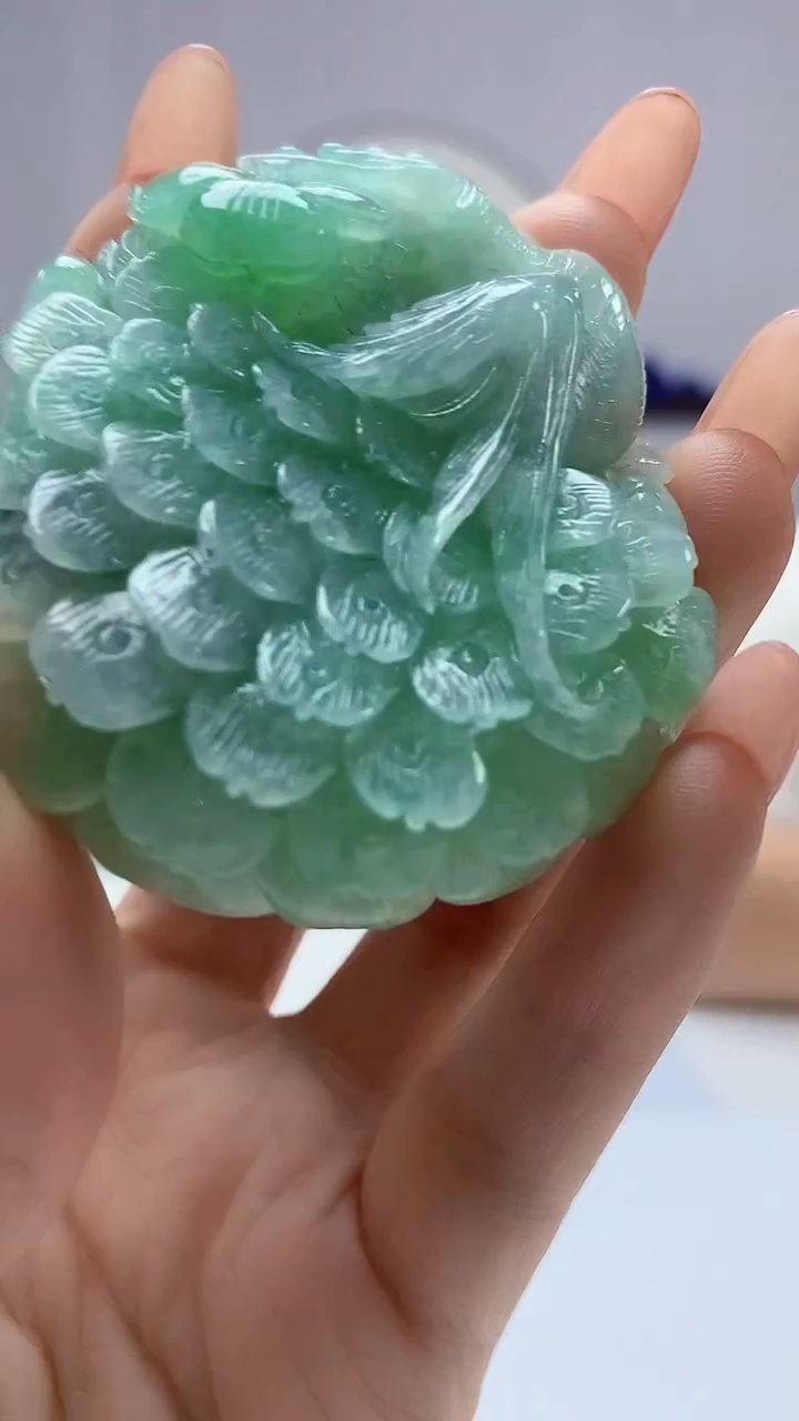 【闪购商品】定制翡翠未镶嵌4688DD-毛货挂件191