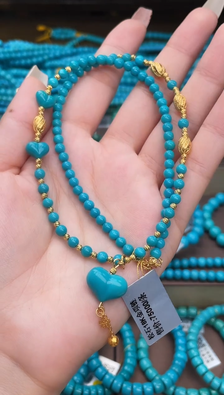 未镶嵌绿松石珠宝奇石A10