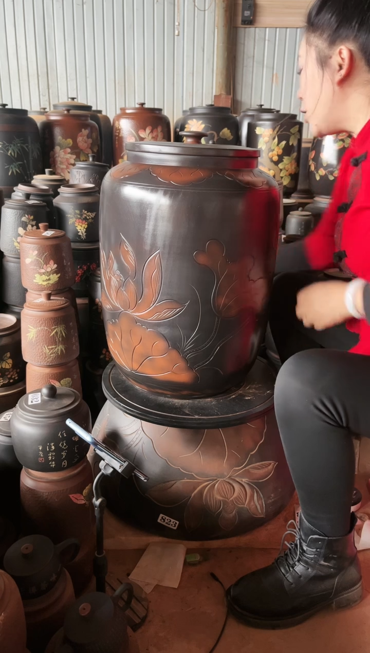 【闪购商品】壶瑕疵茶缸高51cm  有问题 088