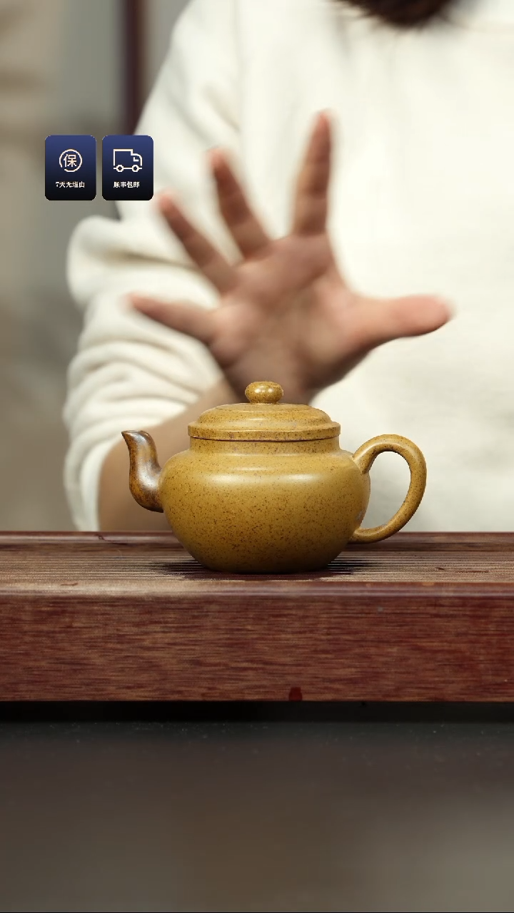 【闪购商品】紫砂茶壶蟹黄段 高宫灯