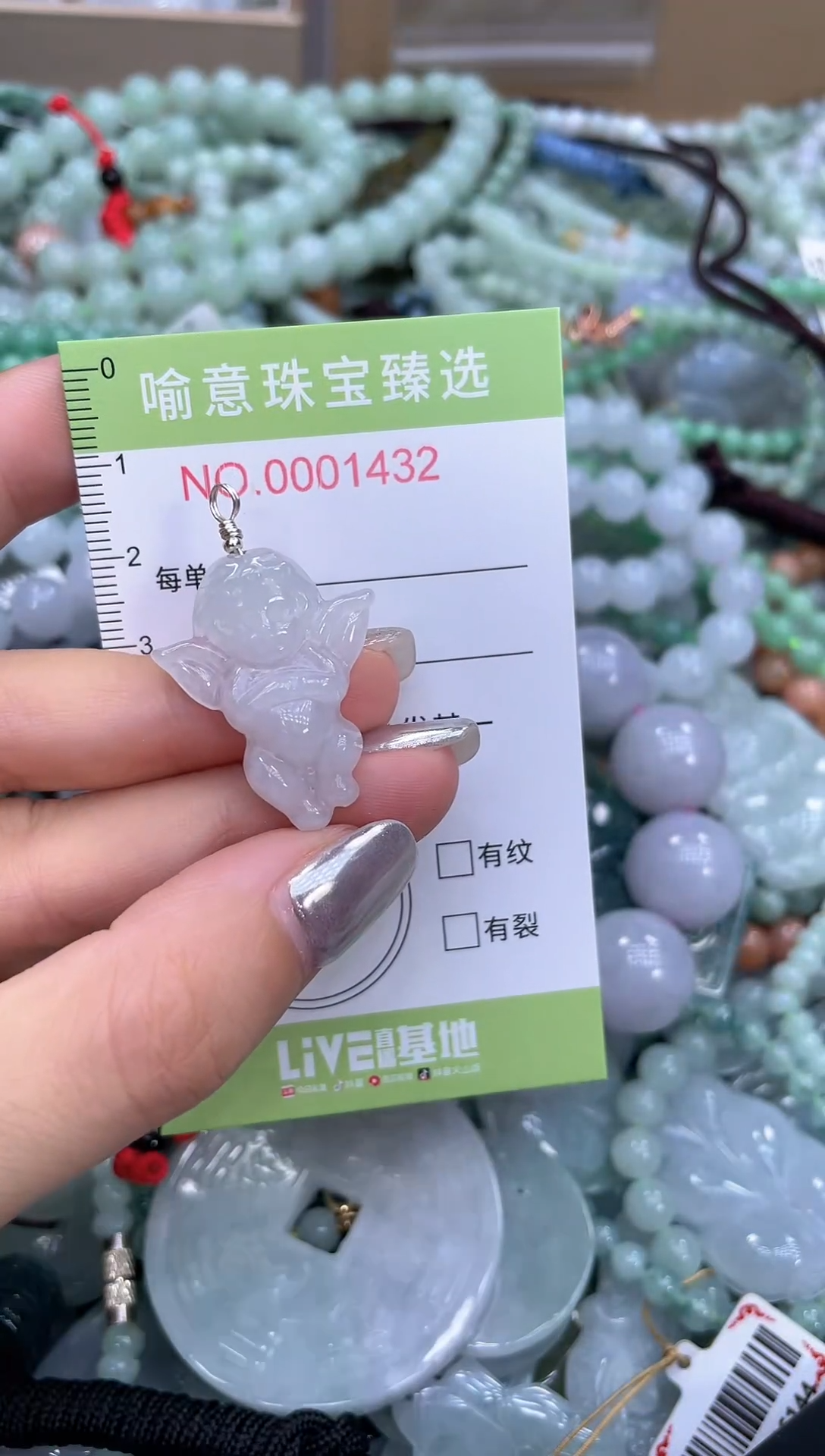 颈饰未镶嵌翡翠0173