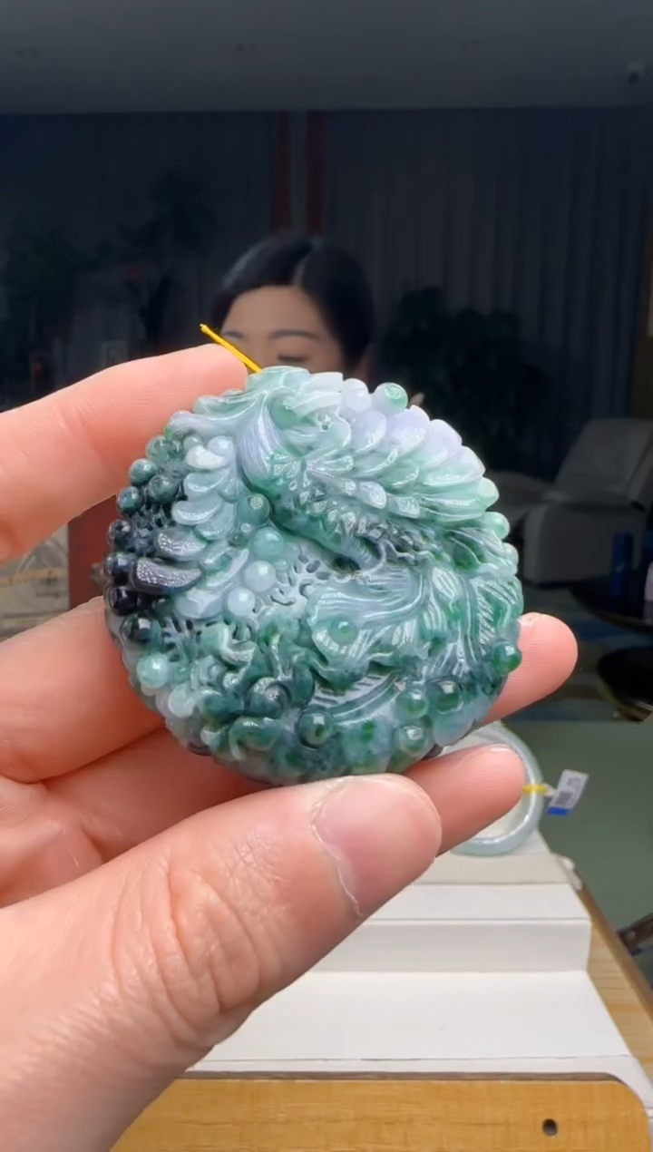 【闪购商品】翡翠吊坠(不含链)未镶嵌DY@@960Q3J12906