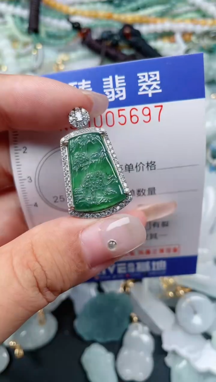 颈饰未镶嵌翡翠.0005697