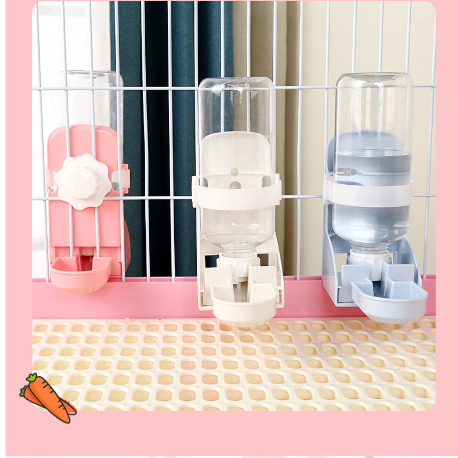 兔静音水壶水盆舔水碗兔子龙猫豚鼠荷兰猪自动饮水器500ml