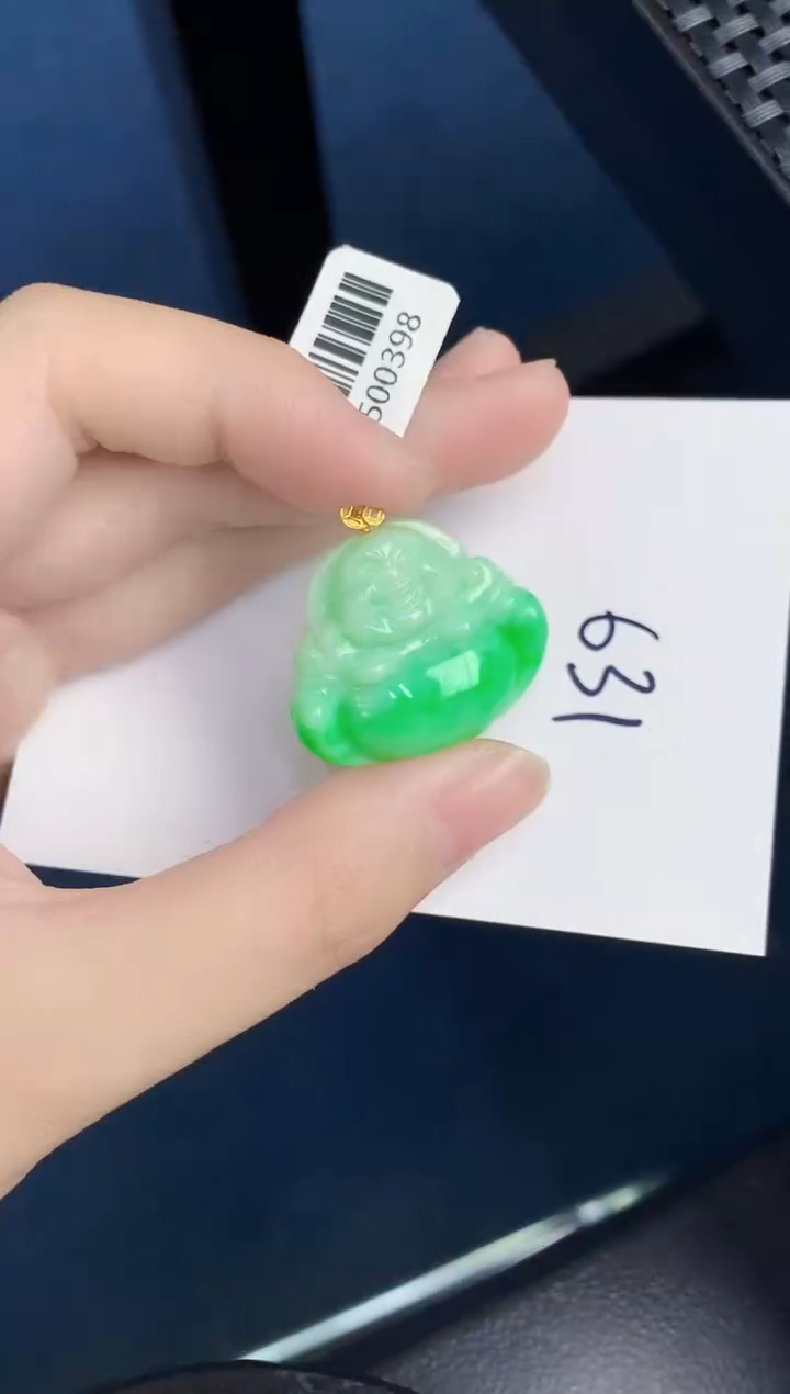 【闪购商品】翡翠颈饰18K金镶嵌000000000