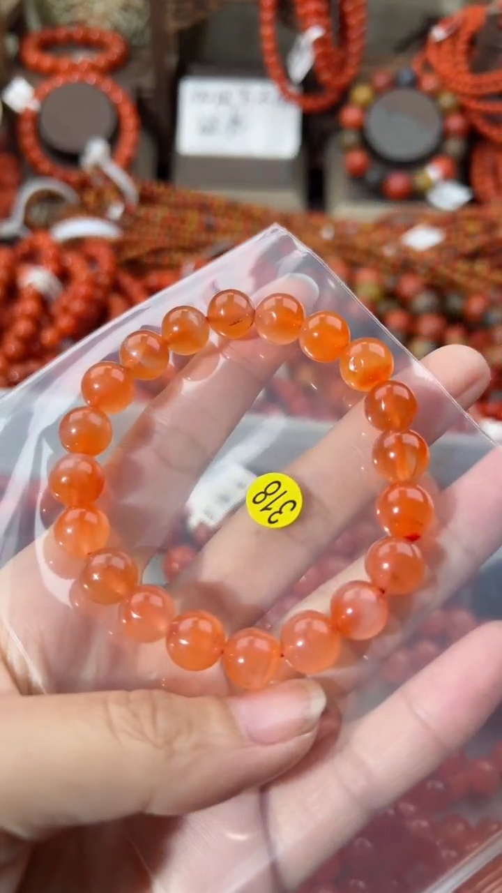 【闪购商品】南红玛瑙手串未镶嵌9+