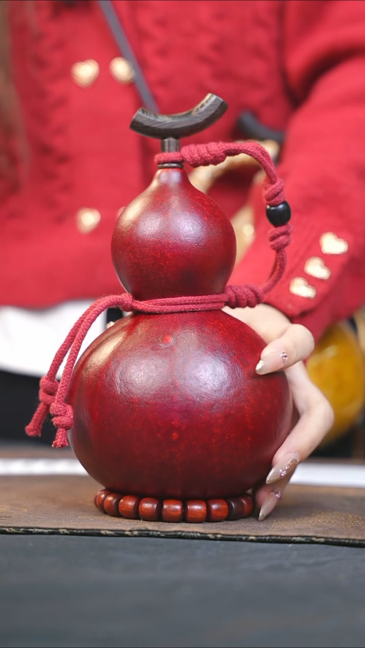 【闪购商品】WP440大漆酒葫芦不包手串及旋转底座