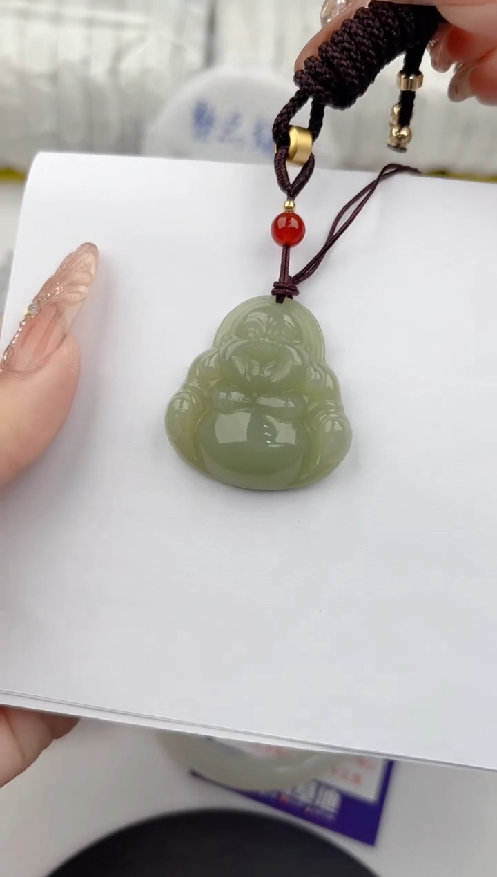 【闪购商品】和田玉颈饰未镶嵌1颜色微差无瑕