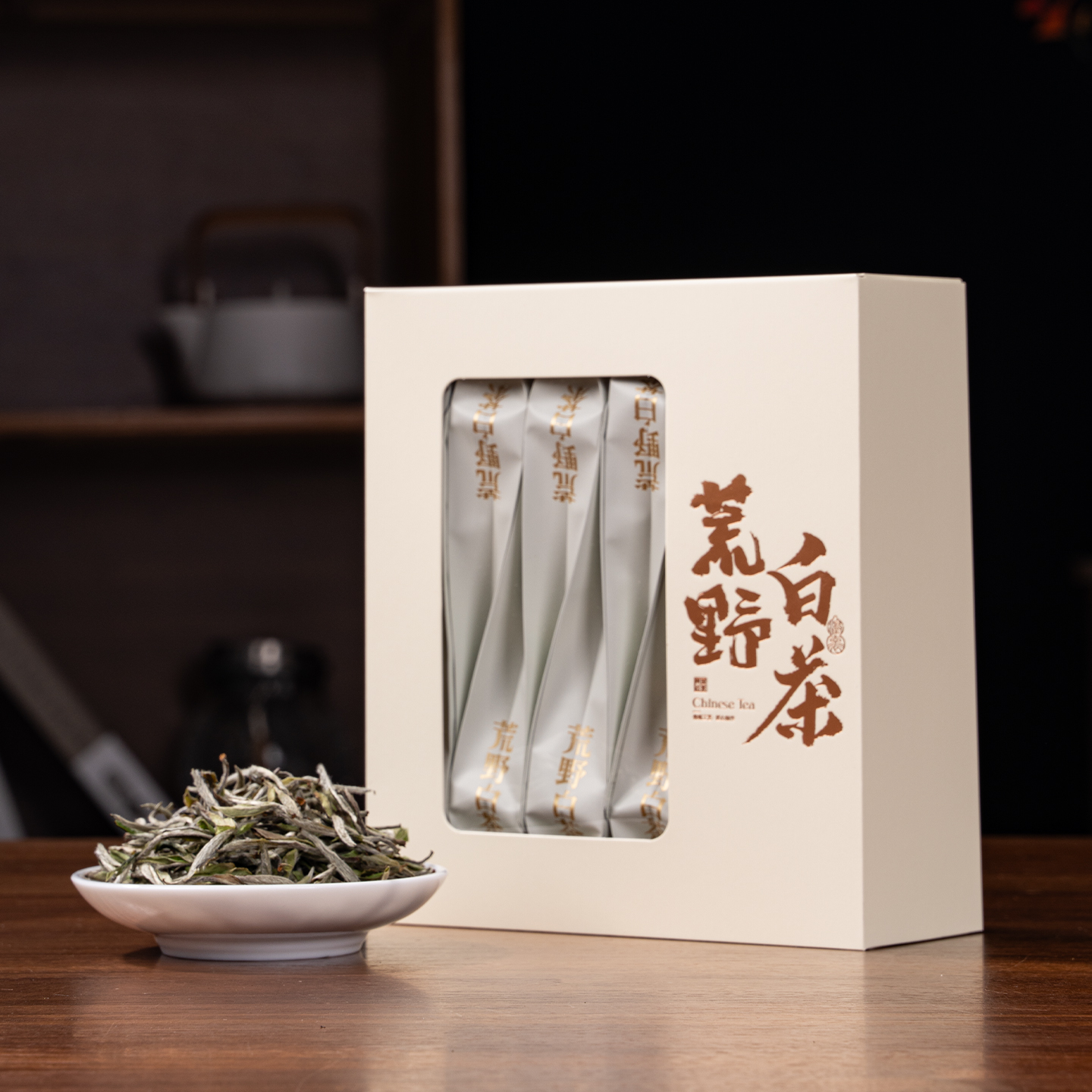 载谷源福鼎白茶2024年荒野牡丹王特级明前春茶高山高货鉴赏60g