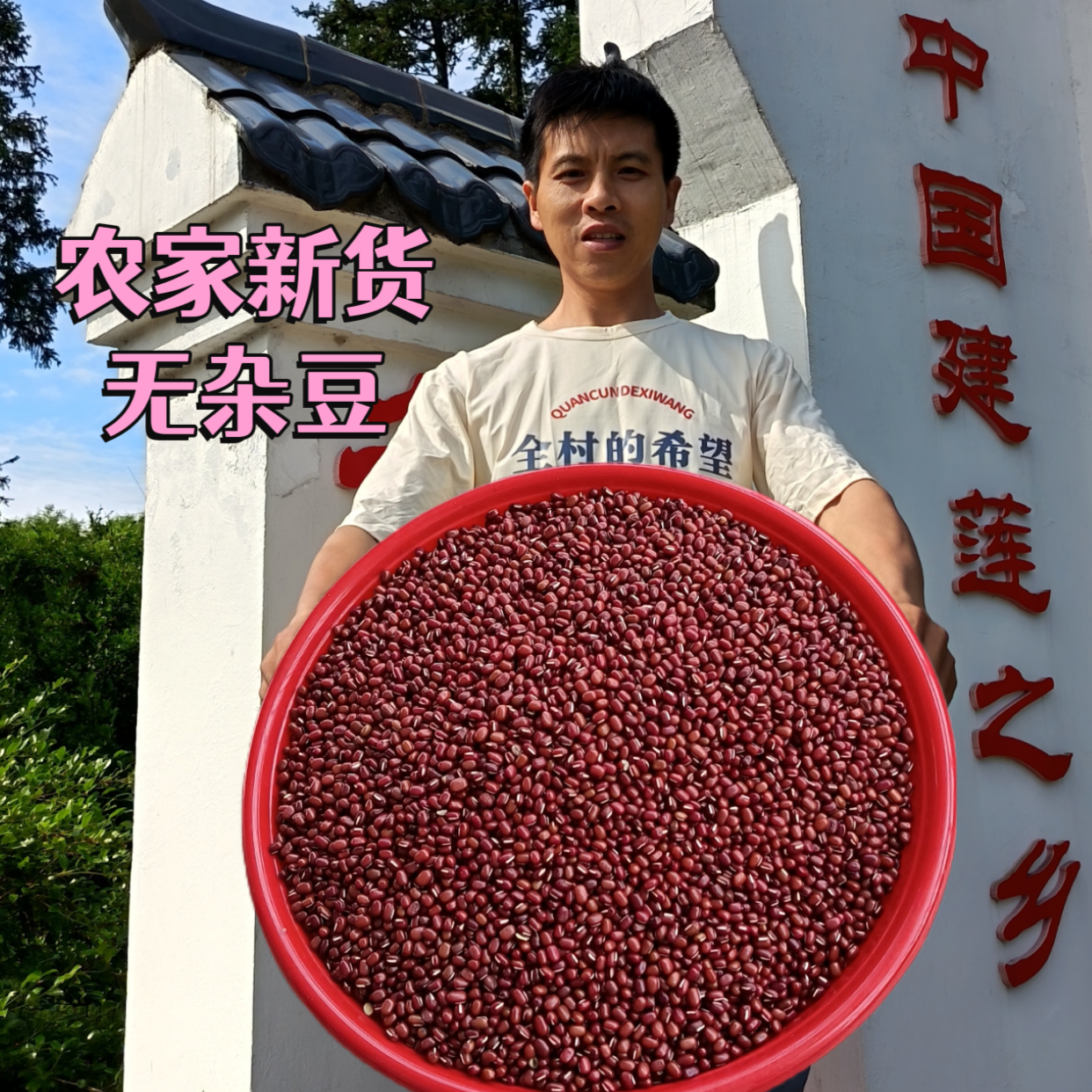 红豆农家新货五谷杂粮煮粥豆沙赤小豆粗粮豆子