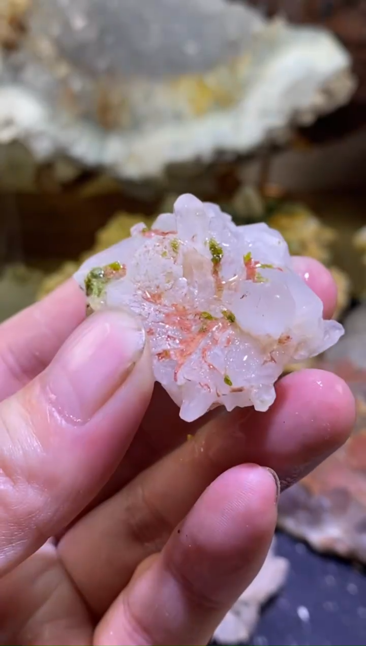 未镶嵌珠宝半成品水晶15号四川美姑超七花园水晶