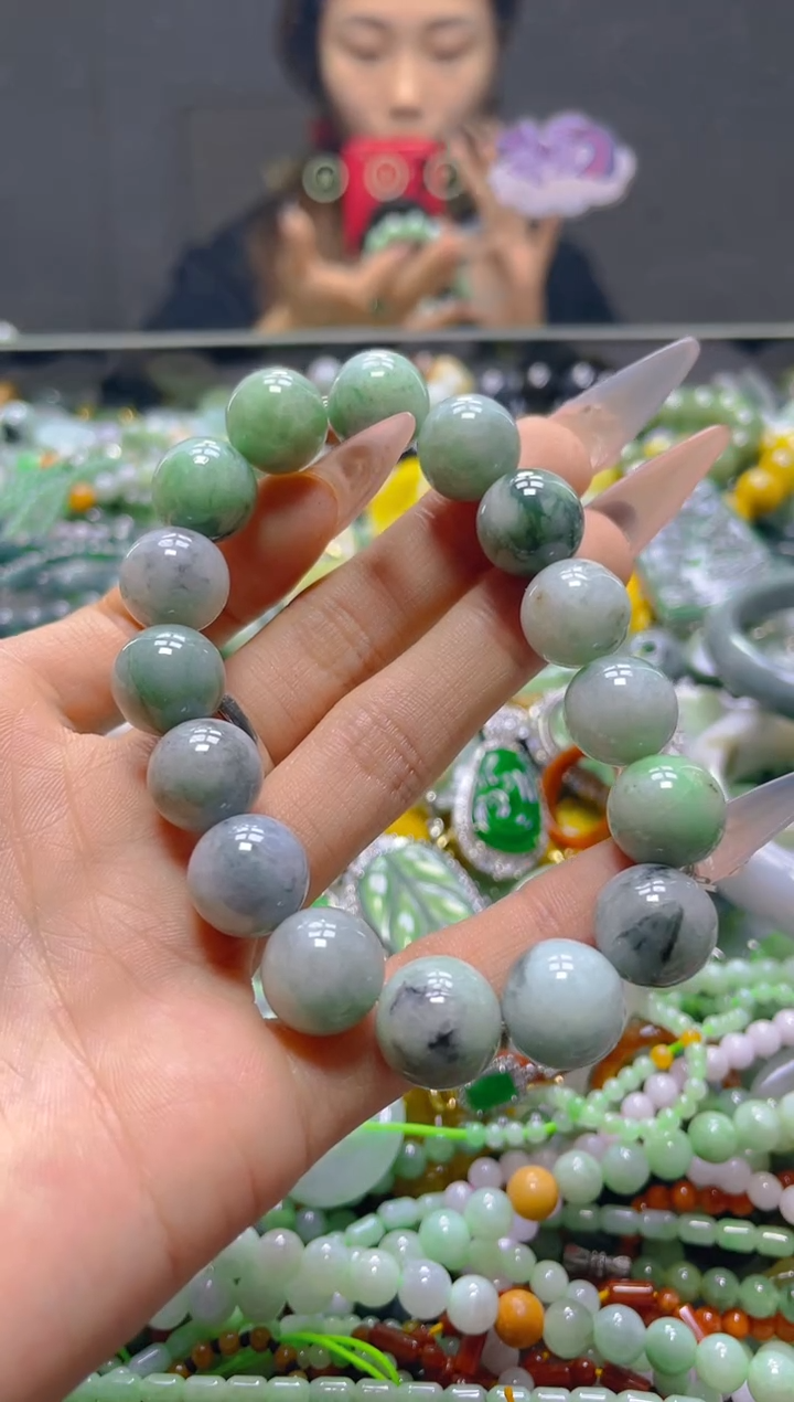 颈饰未镶嵌翡翠13MM