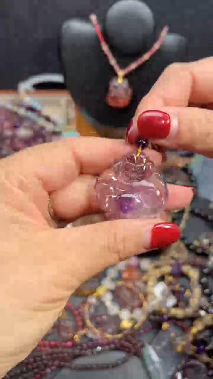 【闪购商品】水晶颈饰未镶嵌【百晶灵儿】天然定制款