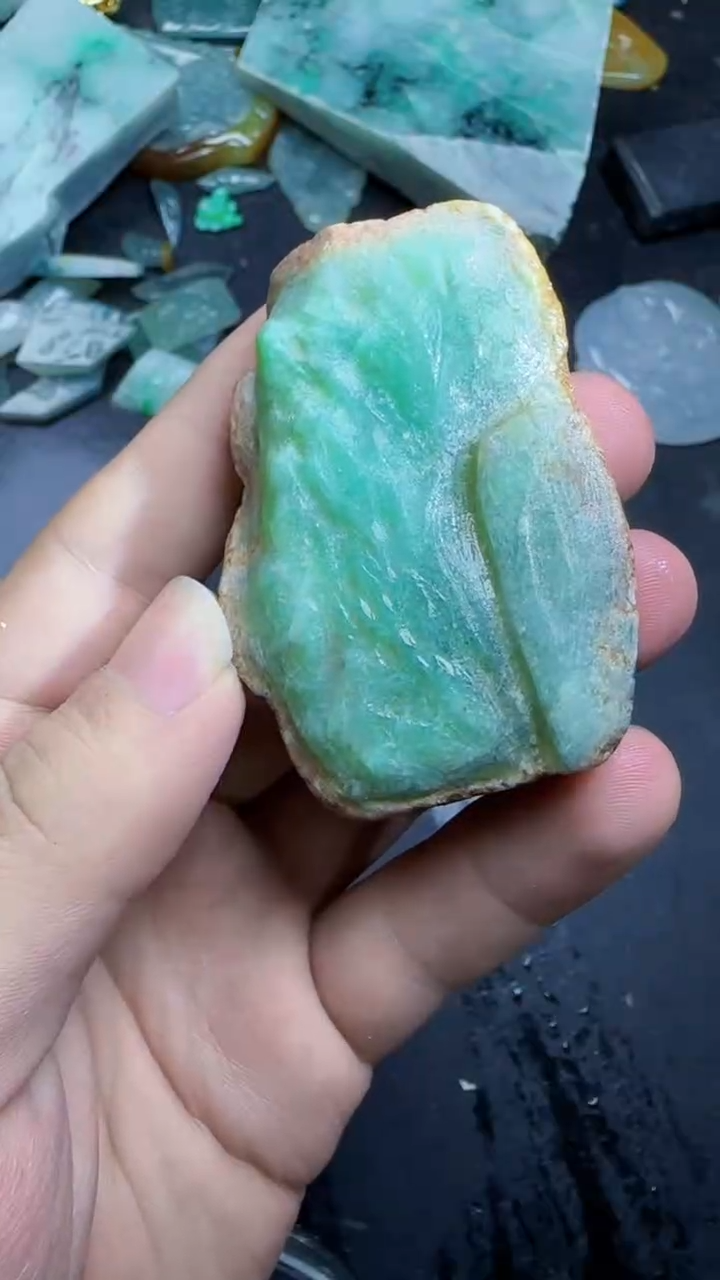 未镶嵌挂件翡翠大*072