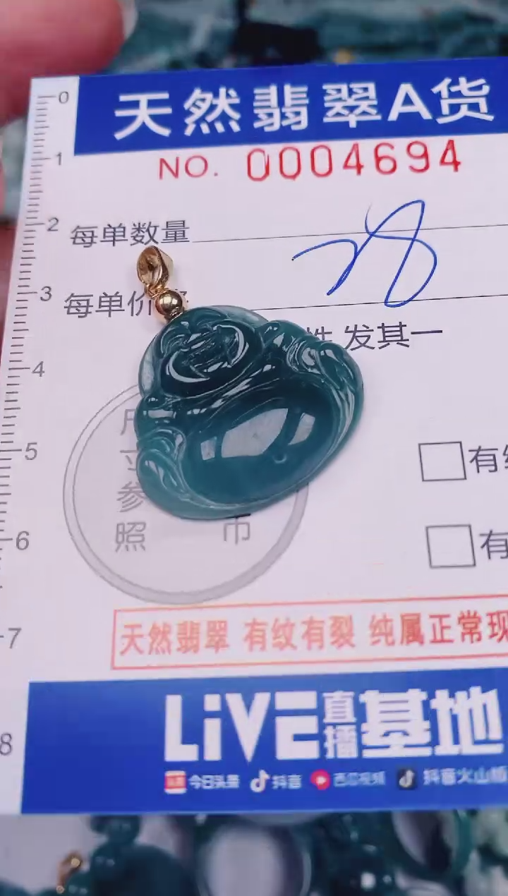 颈饰未镶嵌翡翠00004694