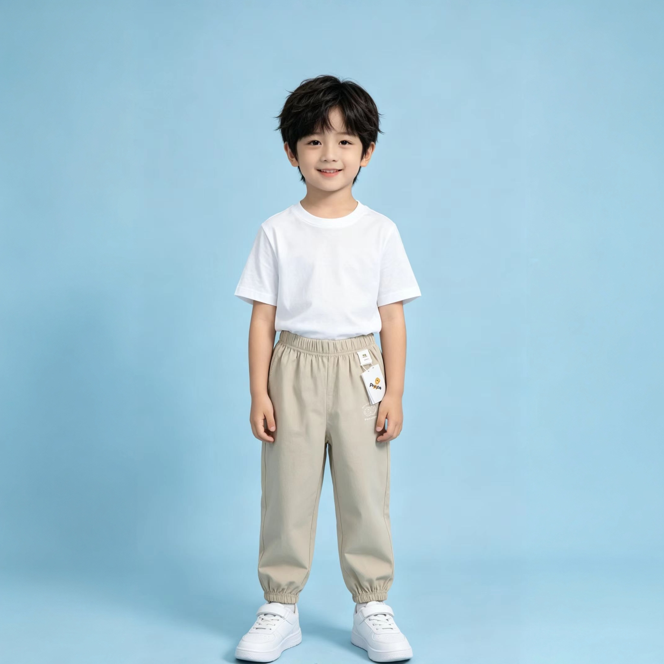 【小飞象】男童夏季笑脸速干裤863697