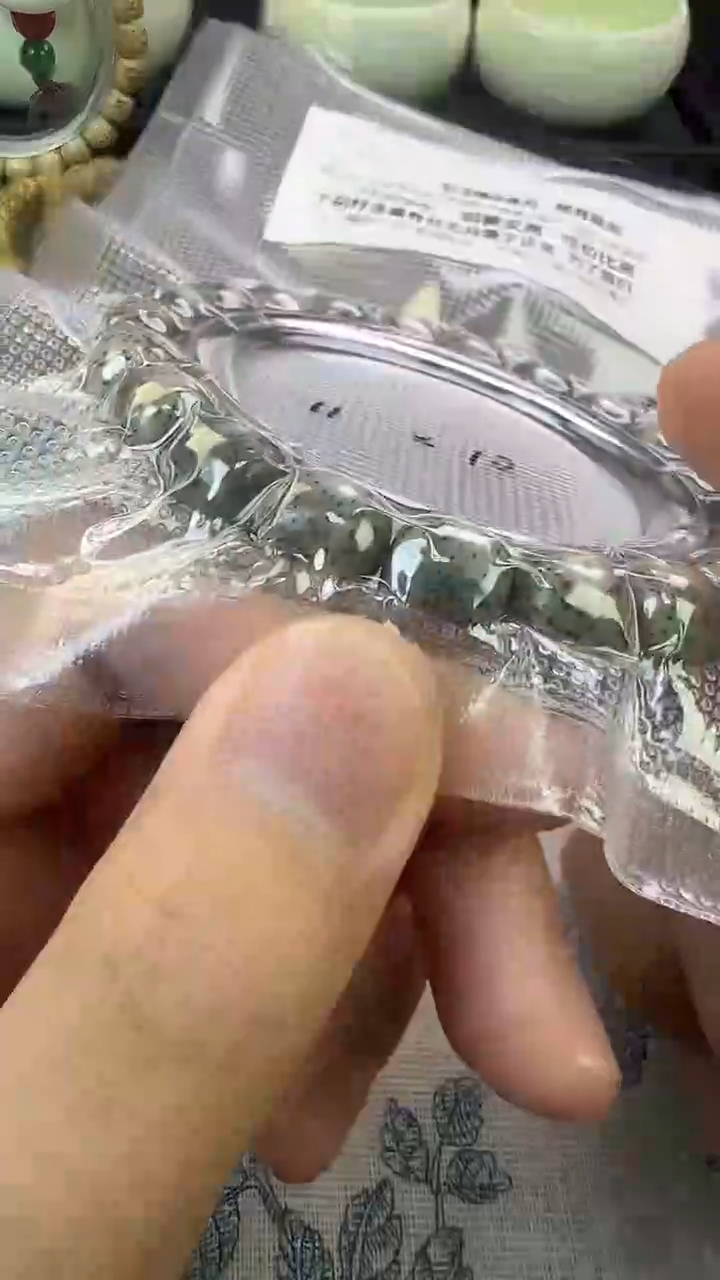 手串星月菩提18石玉料糯冰单圈11×10高透精工福利