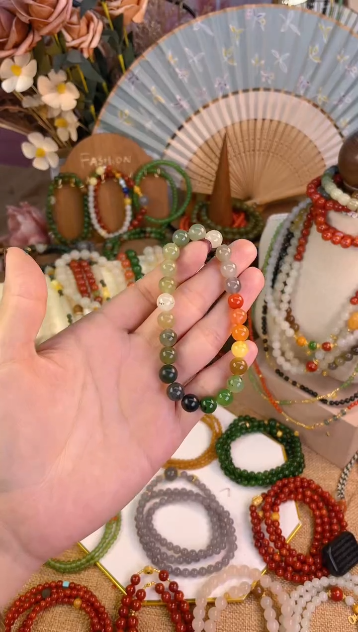 【闪购商品】和田玉手串未镶嵌多宝