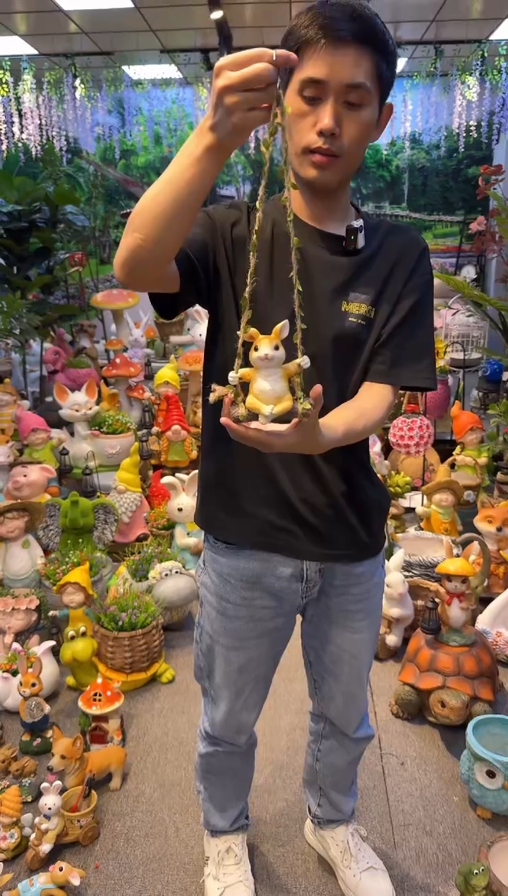 无花朵花园庭院摆件&00&