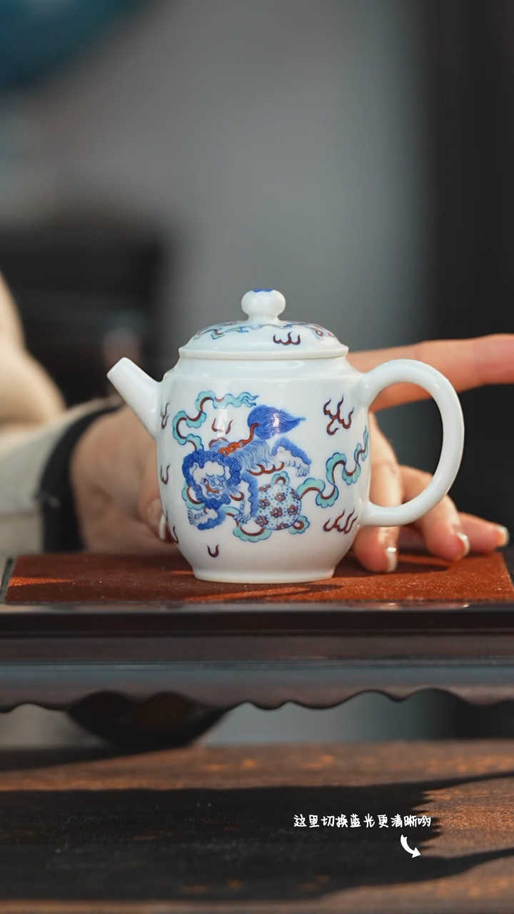 【闪购商品】中国官窑斗彩非遗传承人—涂杏花