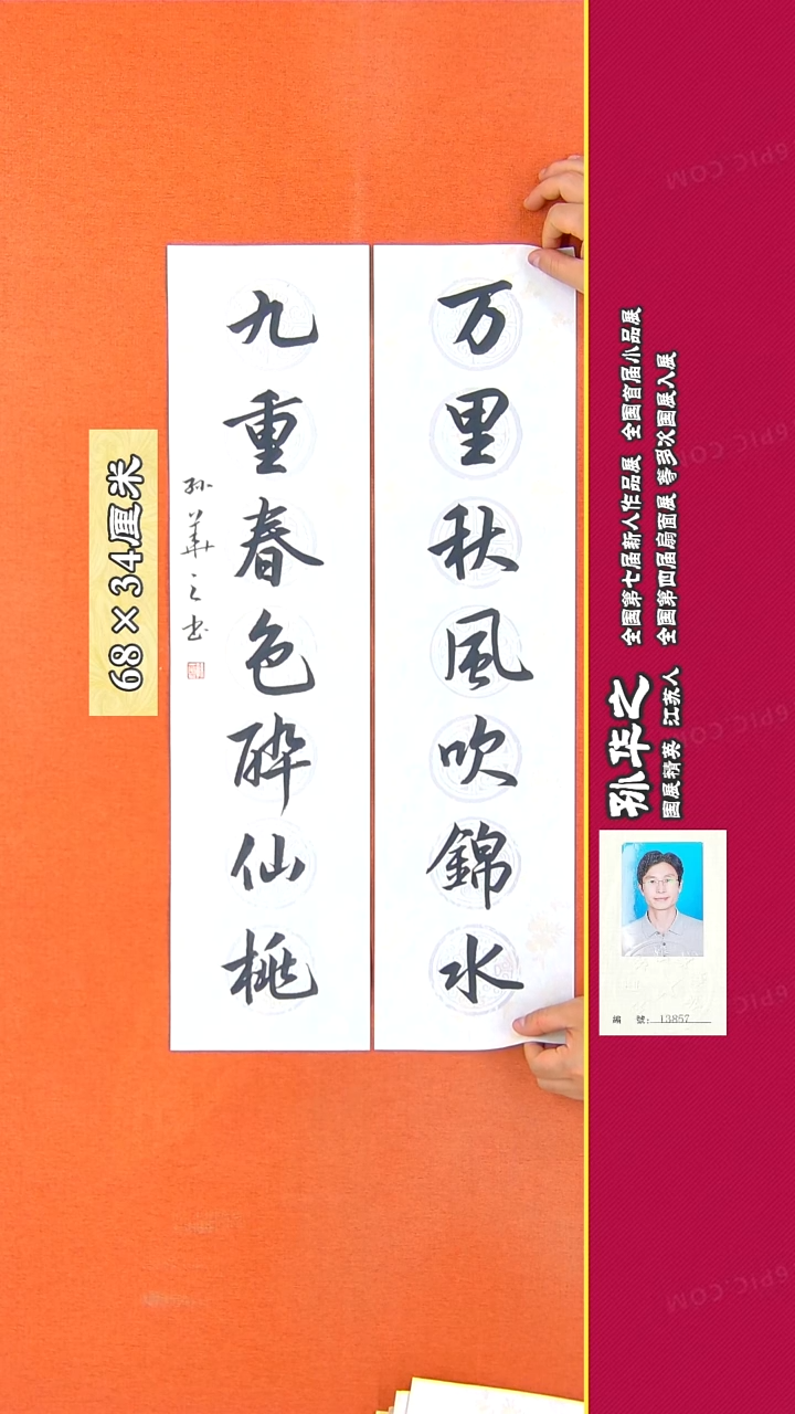 书法63R孙华之书法作品