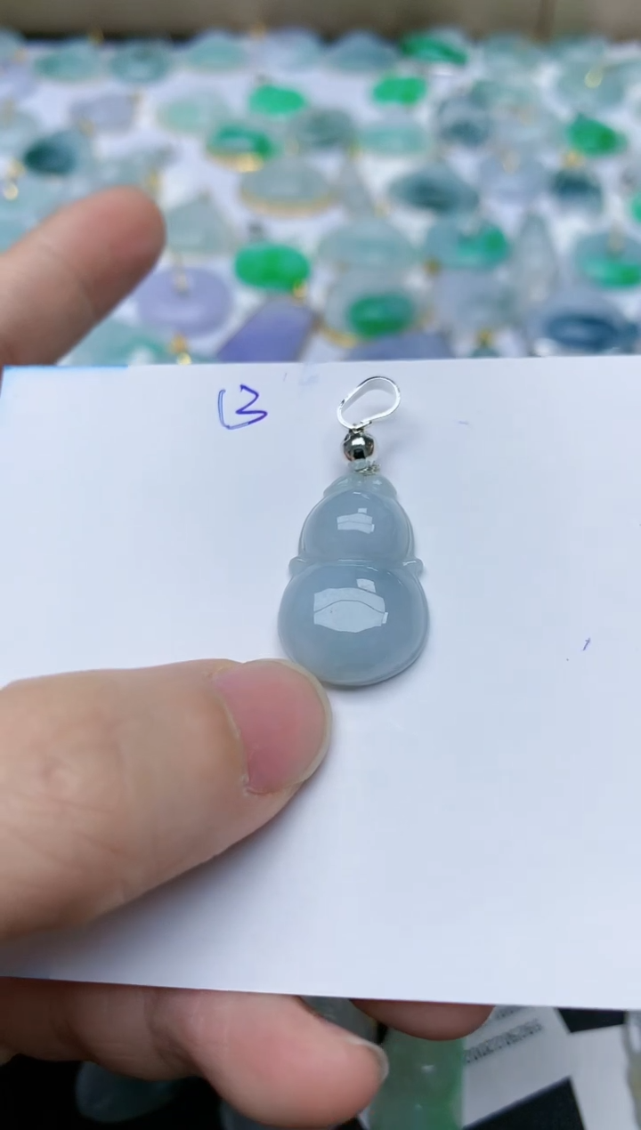 【闪购商品】翡翠颈饰合金天然翡翠A货    