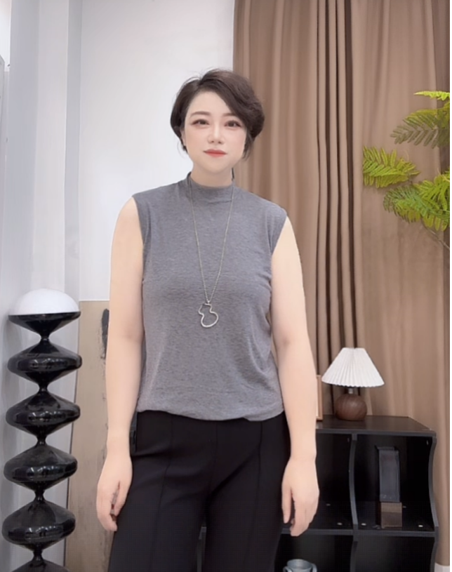 【U.M】羊毛贝贝针织打底无袖叠穿外穿精致藏肉