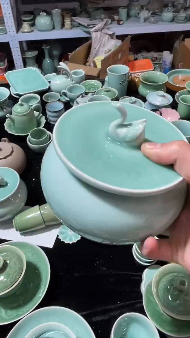 【闪购商品】纯手工 特价福利 微瑕 慧仙青瓷