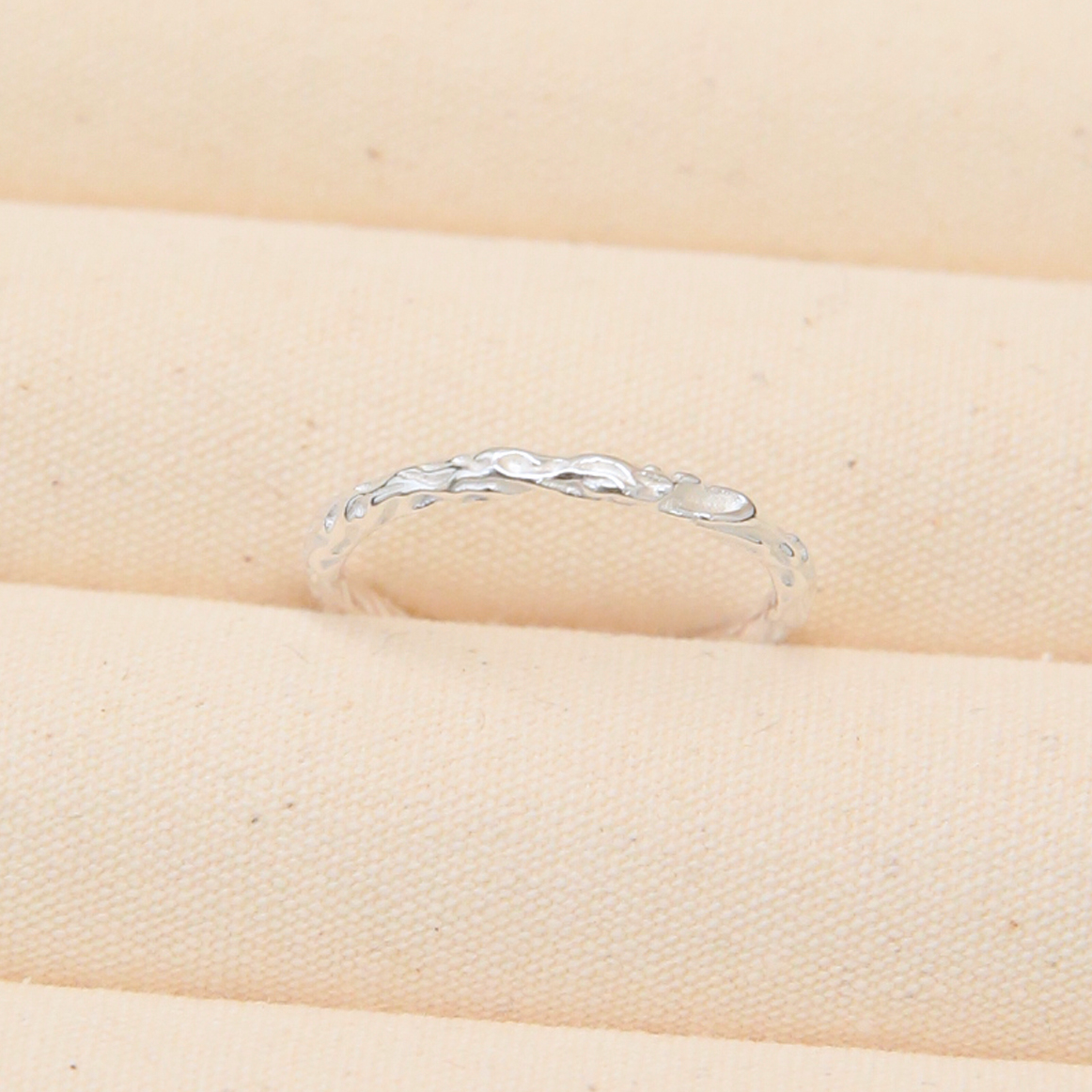 925银戒指 【糖纸】不规则开口高级夏天尾戒银戒小众首饰JZS0006