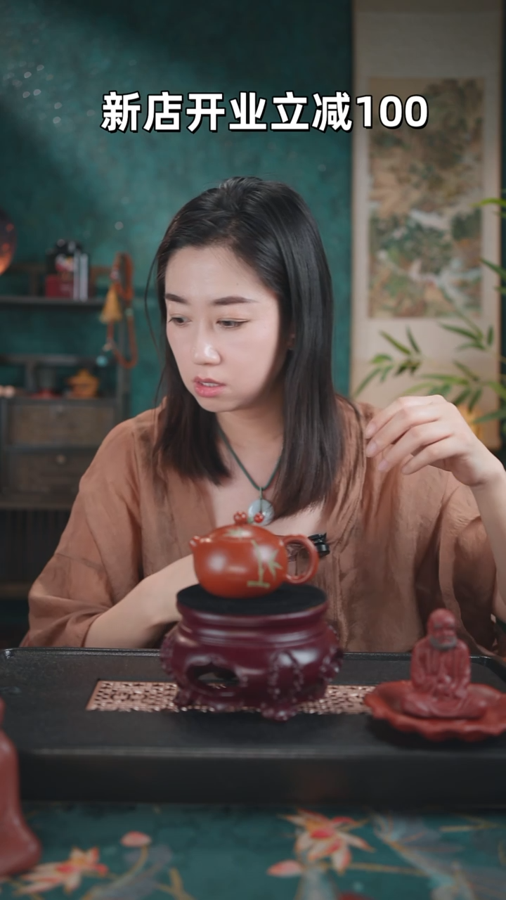 茶壶紫砂宜兴原矿紫砂朱泥小品壶