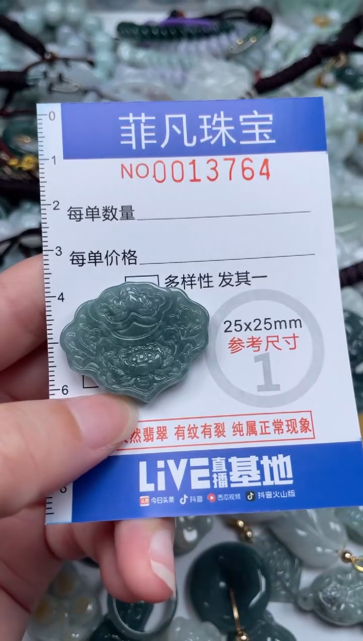 颈饰未镶嵌翡翠13764