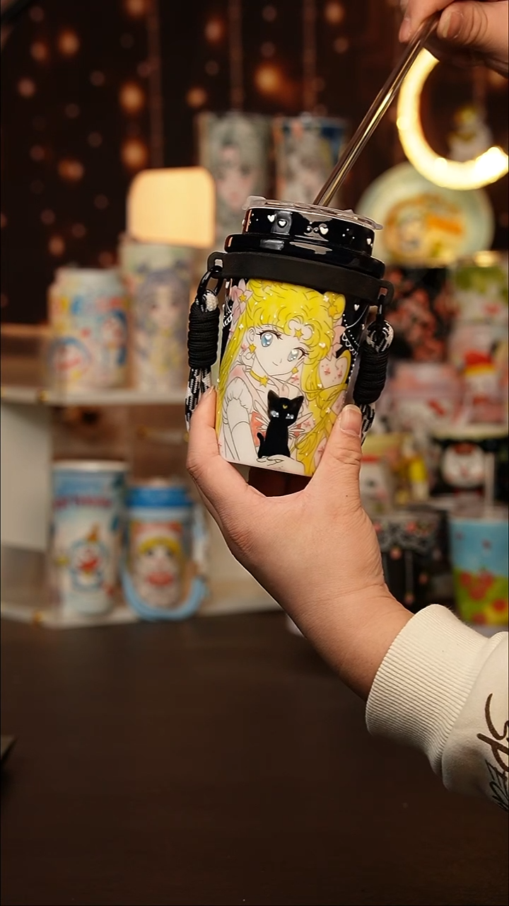 (玉泥）景德镇手工手绘文创陶瓷杯