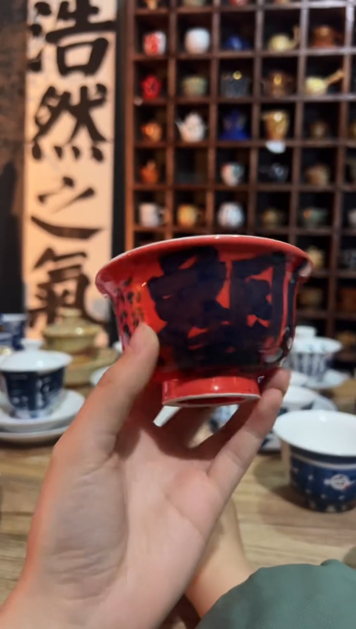 【闪购商品】观云听雨原创手绘茶具