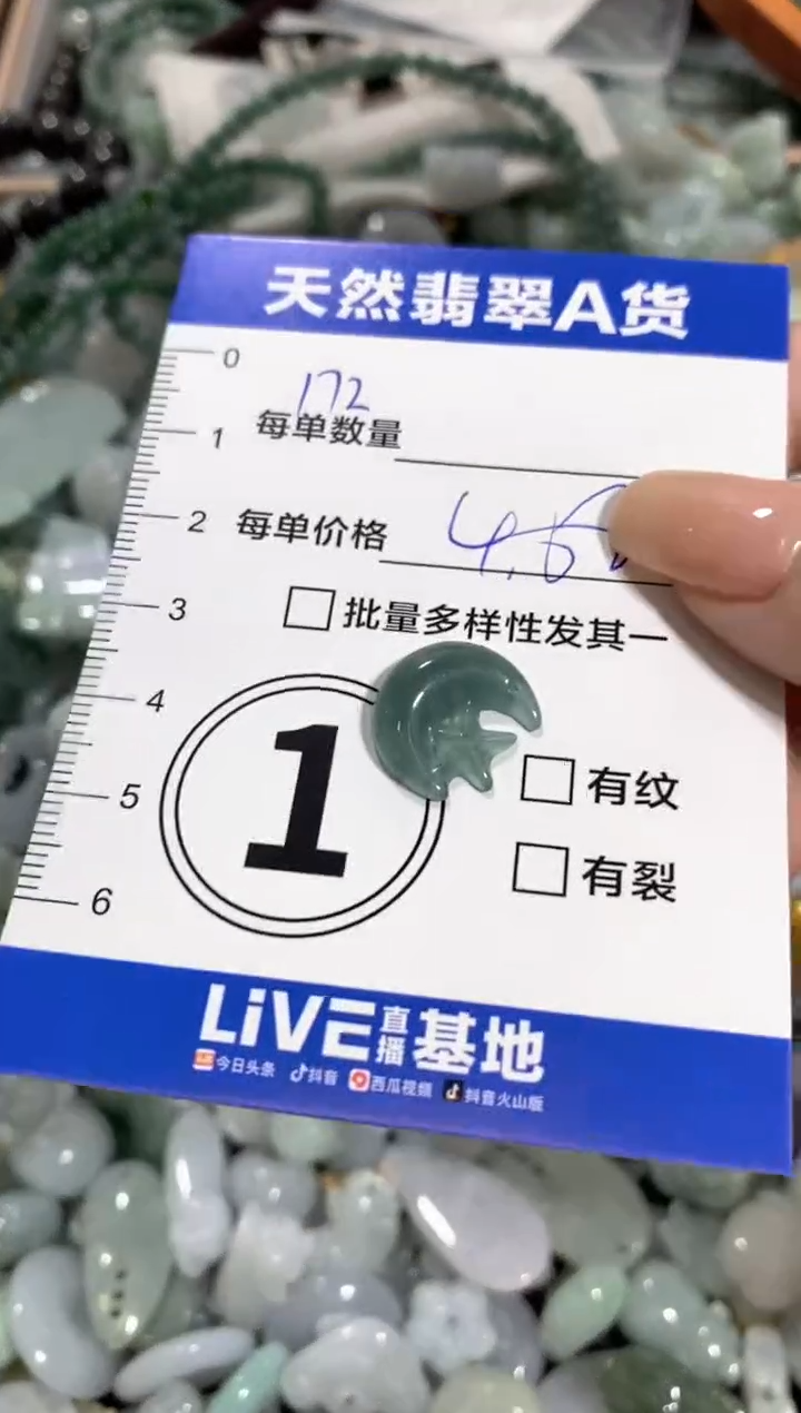 颈饰未镶嵌翡翠天然翡翠A货批量多样性发一件