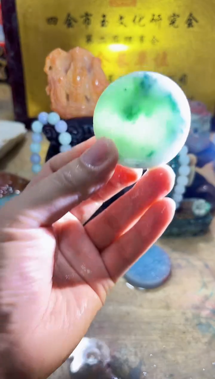 未镶嵌挂件翡翠A货常星7188