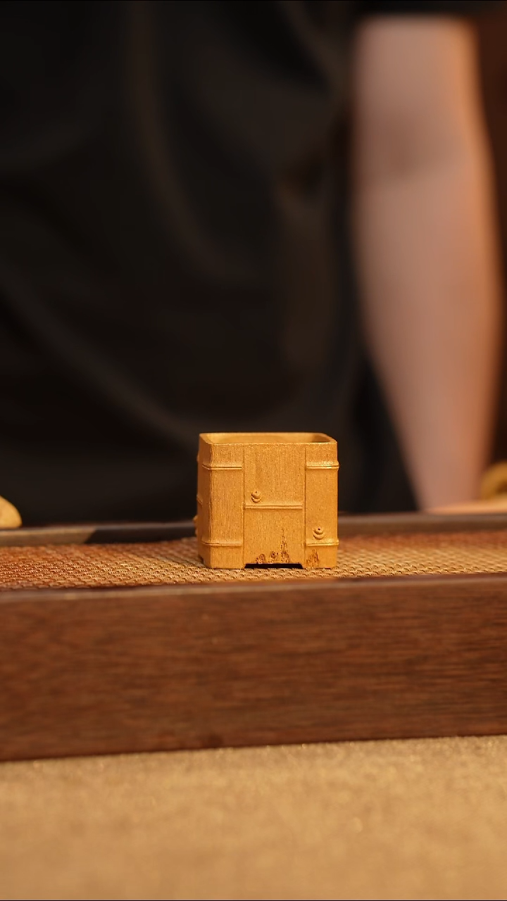 茶壶紫砂四方灵竹杯