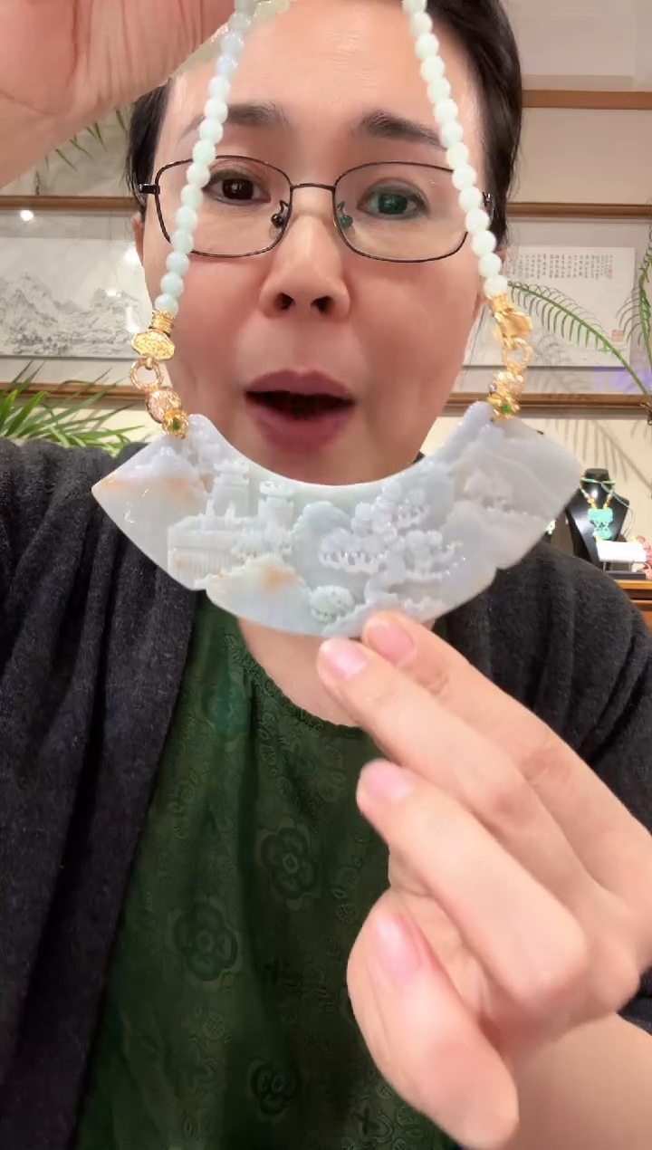 【闪购商品】翡翠颈饰未镶嵌国风