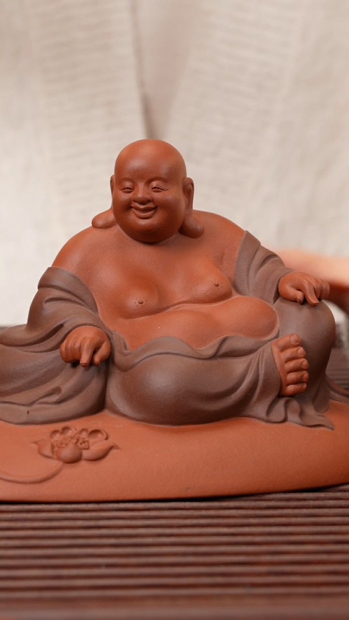 【闪购商品】紫砂茶宠莲生福地