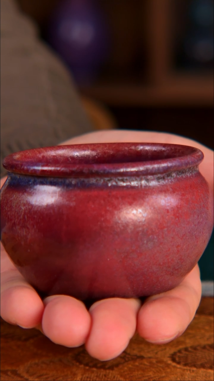 【闪购商品】梁青杨炭烧钧瓷杯子