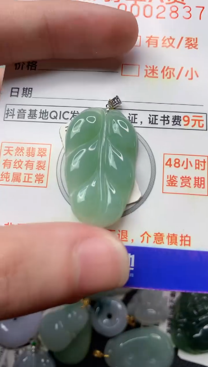 【闪购商品】翡翠颈饰18K金镶嵌9..........